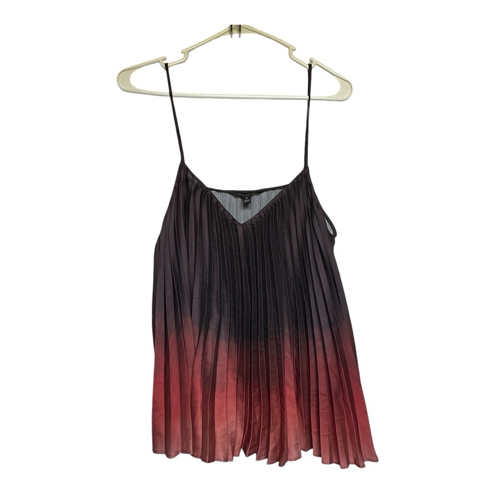 Banana Republic Pleated Tank Top Fleur Ombré